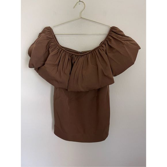 Nikita Mhaisalkar Off-The-Shoulder Bubble Dress Size Small NWT - Picture 5 of 9